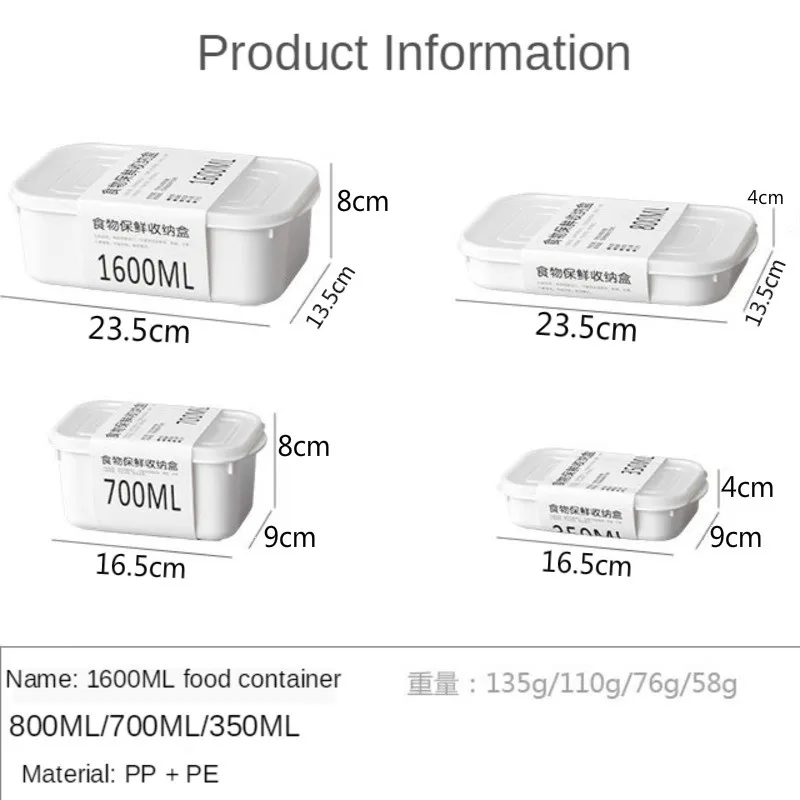 Kitchen Refrigerator Food Storage Box Kitchen Grains Sealed Fresh-keeping Box Household Plastic Food Dumpling Box
Kitchen Refrigerator Food Storage Box Kitchen Grains Sealed Fresh-keeping Box Household Plastic Food Dumpling Box