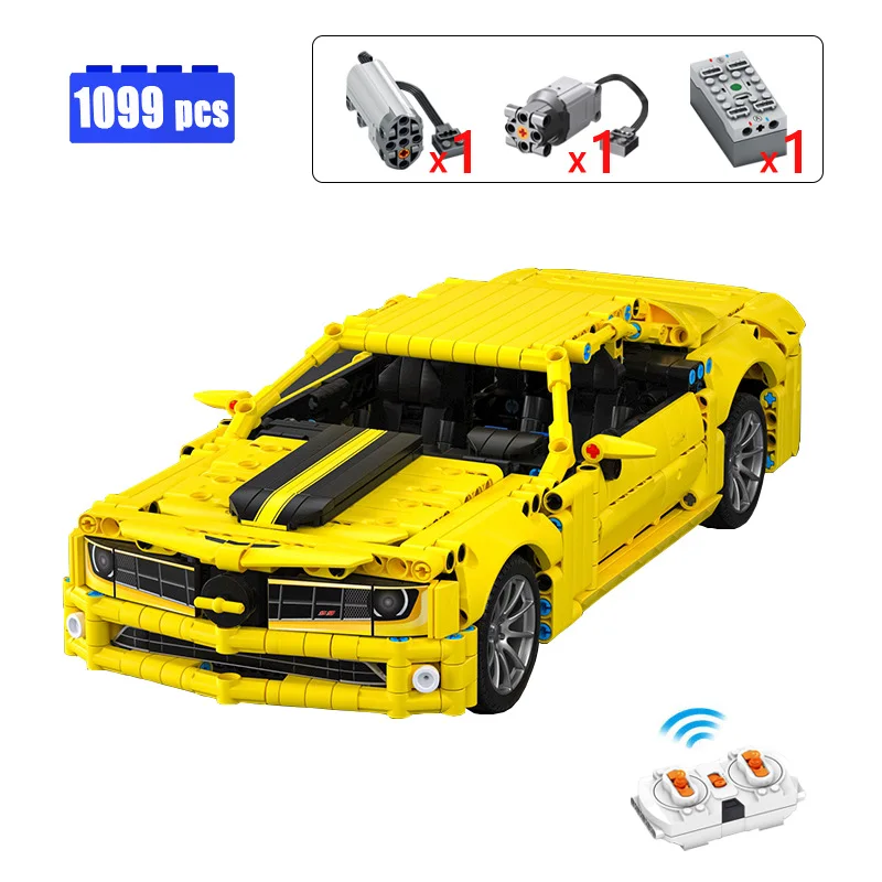 1:14 Classic Yellow Sports Car Technical Building Block City Remote Control Supercar Assembling Bricks Enlighten Kids Toys Gift
1:14 Classic Yellow Sports Car Technical Building Block City Remote Control Supercar Assembling Bricks Enlighten Kids Toys Gift
