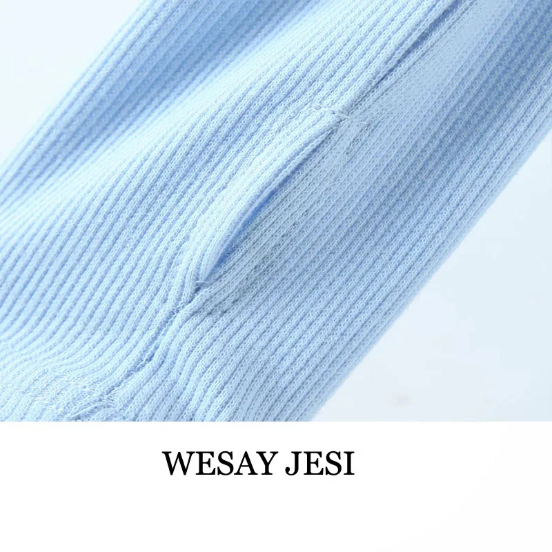 WESAY JESI 2021 Solid Color Slim Stretch Hip Skirt Fashion Spring And Summer New Knitted Zipper Long Sleeves
WESAY JESI 2021 Solid Color Slim Stretch Hip Skirt Fashion Spring And Summer New Knitted Zipper Long Sleeves