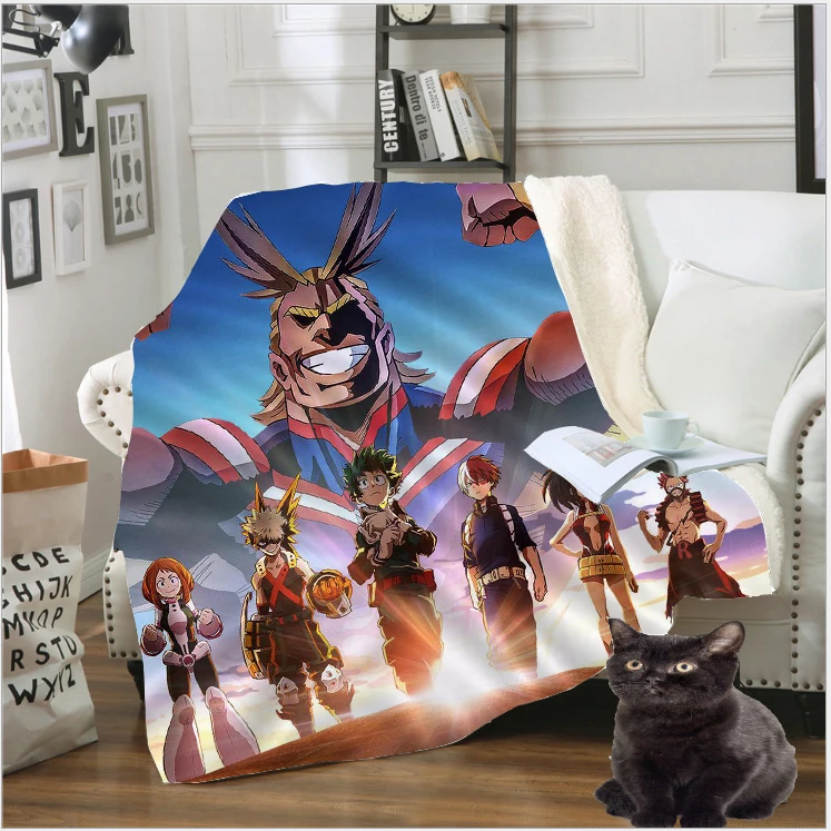 Anime My Hero Academia Blanket 3D Print Dabi Himiko Toga Fleece Travel Quilt Sofa Keep Warm Throw Plush Blankets Bedspread B130
Anime My Hero Academia Blanket 3D Print Dabi Himiko Toga Fleece Travel Quilt Sofa Keep Warm Throw Plush Blankets Bedspread B130