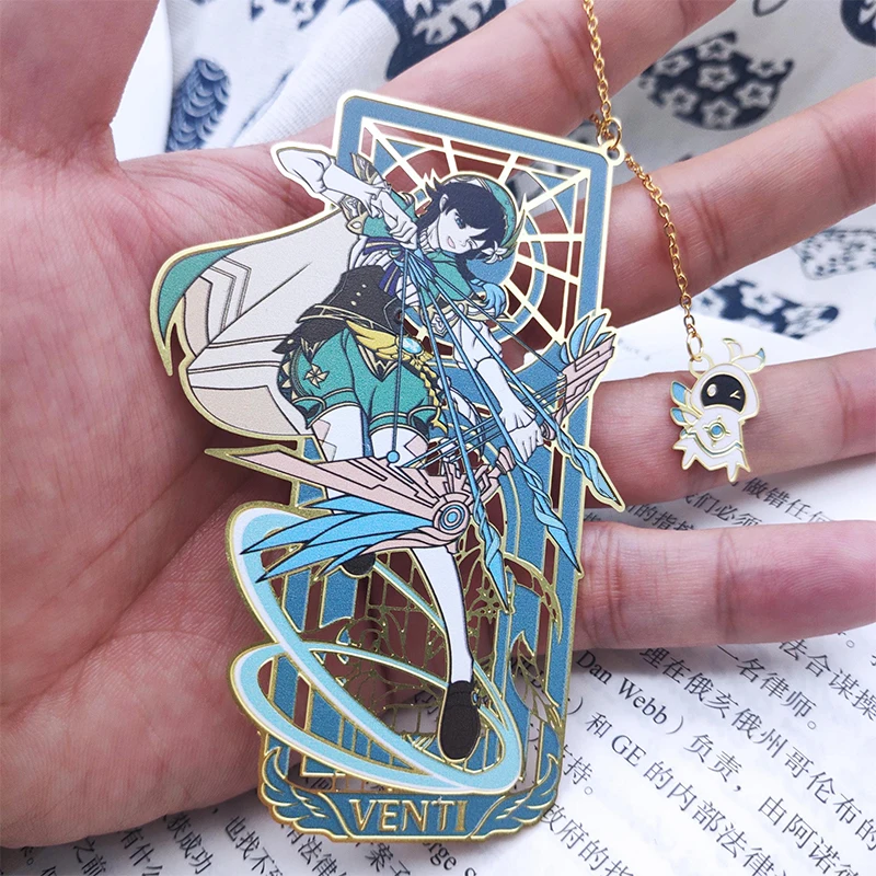 Game Genshin Impact Venti Metal Bookmarks Classical Souvenir Hollow Out Tassels Pendant Decor Collection Cosplay Fashion Gifts
Game Genshin Impact Venti Metal Bookmarks Classical Souvenir Hollow Out Tassels Pendant Decor Collection Cosplay Fashion Gifts