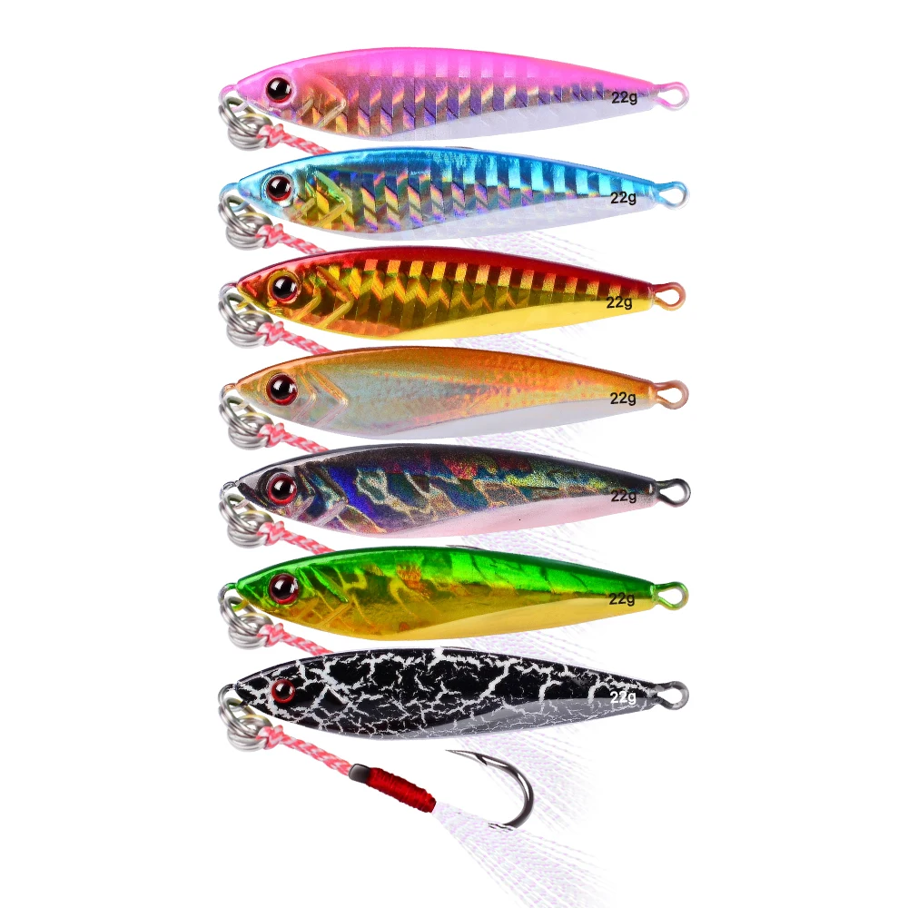 2021 Jig Fishing Lure Weights14-30g Metal Full In Water Saltwater Bass Set Bait Artificial Bionics Jigging Lures Pesca Pike Fish
2021 Jig Fishing Lure Weights14-30g Metal Full In Water Saltwater Bass Set Bait Artificial Bionics Jigging Lures Pesca Pike Fish