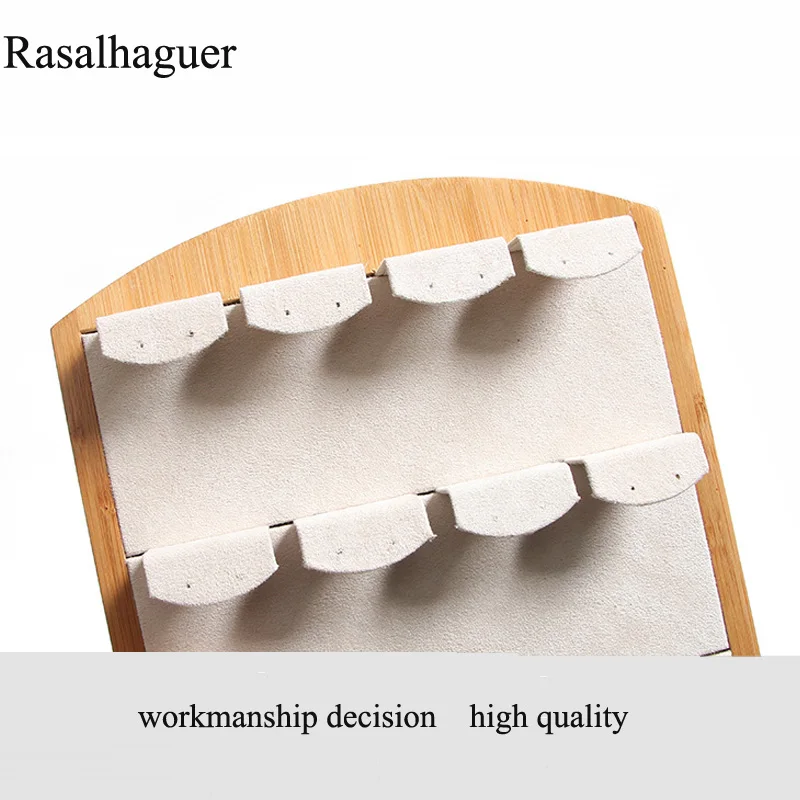 New Luxury Bamboo Capacity Earrings Display Stand Rack Jewelley Display Holder Stand Velvet Jewelry Organizer Wholesale
New Luxury Bamboo Capacity Earrings Display Stand Rack Jewelley Display Holder Stand Velvet Jewelry Organizer Wholesale