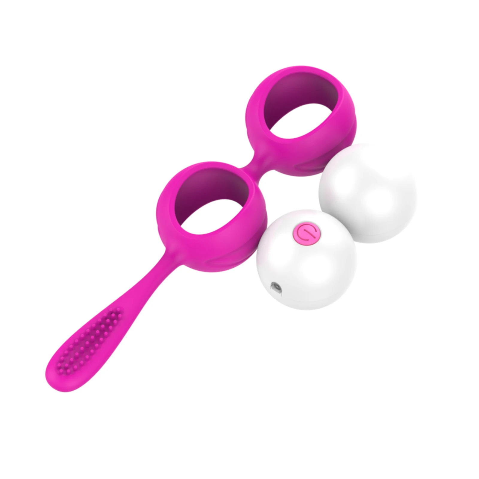 Набор вагинальных шариков Toyfa L'Eroina Bloom, фиолетово-розовый 0T-00015210 - TOYFA - Вагинальные шарики с переменным центром тяжести - Купить