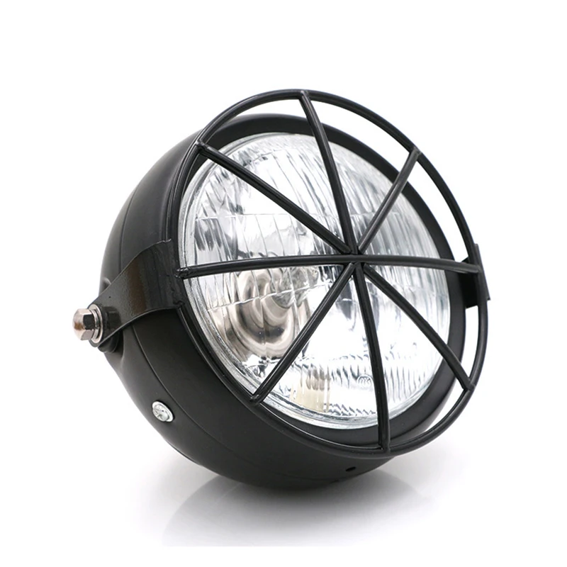 Universal Motorcycle 12V 6.7inch Headlight H4 Halogen Bulb with Bracket Lampshade 17cm Vintage Motos Head Lamp Light for SUZIKI
Universal Motorcycle 12V 6.7inch Headlight H4 Halogen Bulb with Bracket Lampshade 17cm Vintage Motos Head Lamp Light for SUZIKI