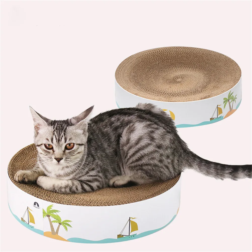 Cats Scratcher Round Cat Scratch Board Pet Grinding Nail Claw Corrugated Paper Mat Protect Furniture Kitten Interactive Toy
Cats Scratcher Round Cat Scratch Board Pet Grinding Nail Claw Corrugated Paper Mat Protect Furniture Kitten Interactive Toy