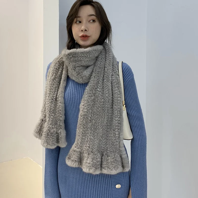 2021 New Russian Women's Real Mink Fur Scarf Shawl Ladies Winter Natural Mink Fur Knitted Scarf Knitted Fur Shawl
2021 New Russian Women's Real Mink Fur Scarf Shawl Ladies Winter Natural Mink Fur Knitted Scarf Knitted Fur Shawl