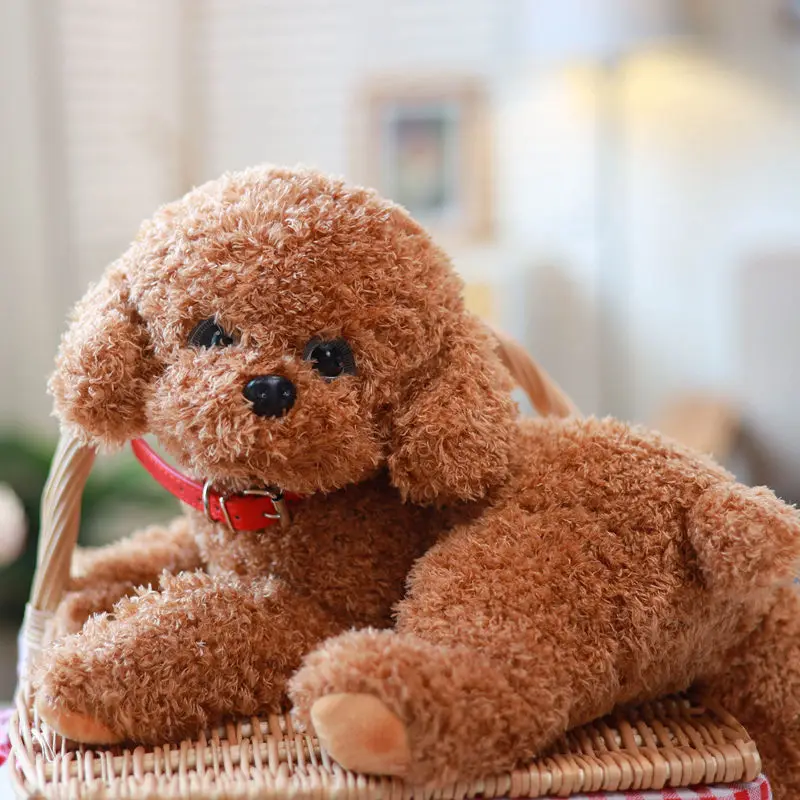 

Cute lifelike Simulation Teddy Dog Cushion decoration High-quality Soothing doll Exquisite workmanship christmase birthday gift