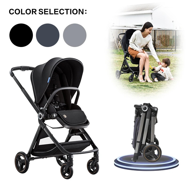 ELITTLE Lightweight Baby Stroller for Newborn Quick-Fold and Reversible Pram Stroller, Sleek & Versatile
ELITTLE Lightweight Baby Stroller for Newborn Quick-Fold and Reversible Pram Stroller, Sleek & Versatile