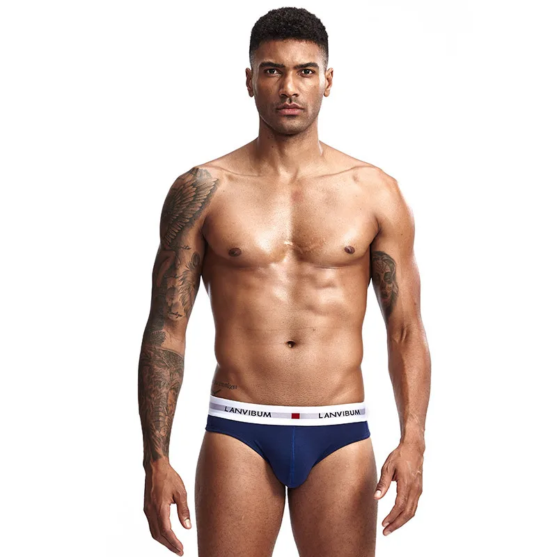 Lanvibum Mens Big Pouch Underwear Convex Low Waist Cotton Wide Waist Sexy Bikini Men Boxer Briefs Wholesale
Lanvibum Mens Big Pouch Underwear Convex Low Waist Cotton Wide Waist Sexy Bikini Men Boxer Briefs Wholesale