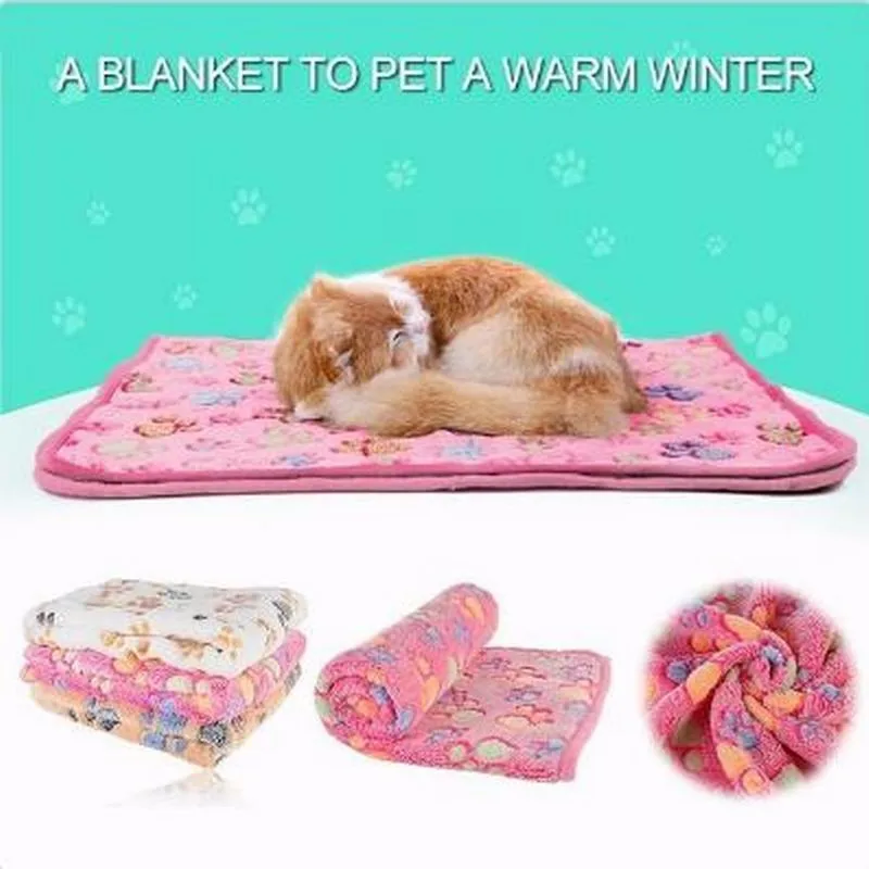 4 Colors Colorful Puppy Sofa Cushion Cat Coral Velvet Paw Print Breathable Rectangle Cover Pet Blanket Dog Supplies Puppy Bed
4 Colors Colorful Puppy Sofa Cushion Cat Coral Velvet Paw Print Breathable Rectangle Cover Pet Blanket Dog Supplies Puppy Bed