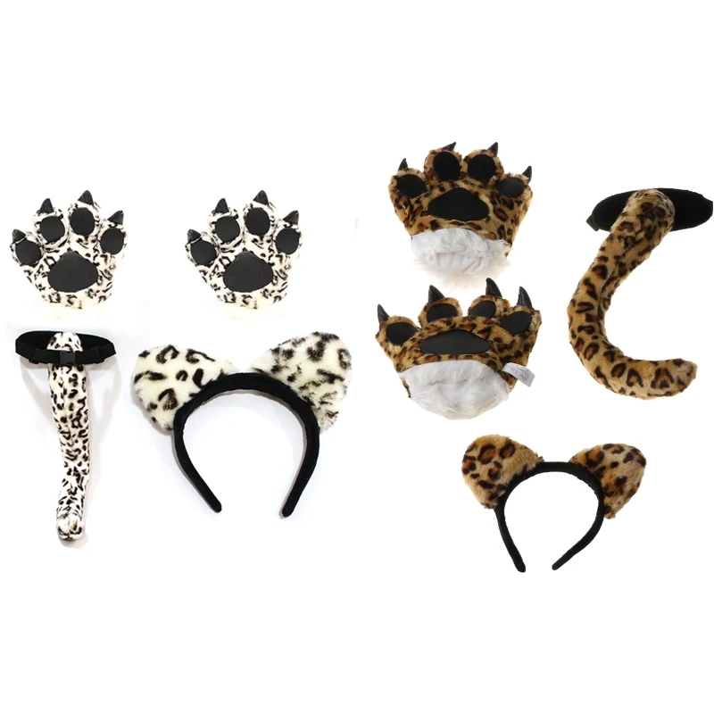 2021 New Plush Kids Leopard Party Costume Set Props Cute Tail Paws Headband for Party 2020 trend
2021 New Plush Kids Leopard Party Costume Set Props Cute Tail Paws Headband for Party 2020 trend