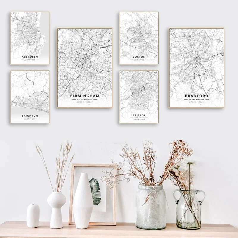 Абердин, Бирмингем, Болтон, Брэдфорд, Брайтон, Бристоль, Современная Карта города Великобритании, плакат на холсте, Настенная печать, домашн...
Абердин, Бирмингем, Болтон, Брэдфорд, Брайтон, Бристоль, Современная Карта города Великобритании, плакат на холсте, Настенная печать, домашн...