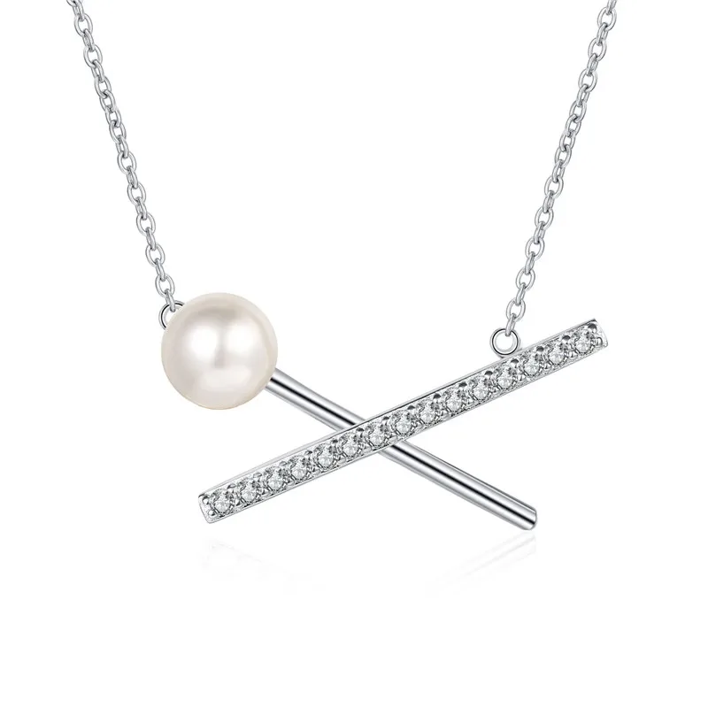 Platinum Plated 0.5 ct D Color Micro Diamond Moissanite Necklace Silver 925 Natural Flawless Freshwater Pearl Pendant Necklace
Platinum Plated 0.5 ct D Color Micro Diamond Moissanite Necklace Silver 925 Natural Flawless Freshwater Pearl Pendant Necklace