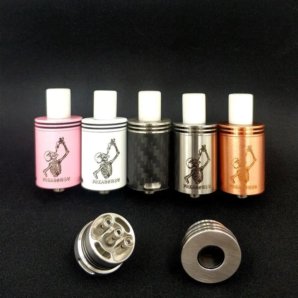 Freakshow Rebuildable Dripping Atomizer DIY RDA Drip Dripping Mechanical Atomizer 510 Cartomizer E Cigarette Tank
Freakshow Rebuildable Dripping Atomizer DIY RDA Drip Dripping Mechanical Atomizer 510 Cartomizer E Cigarette Tank