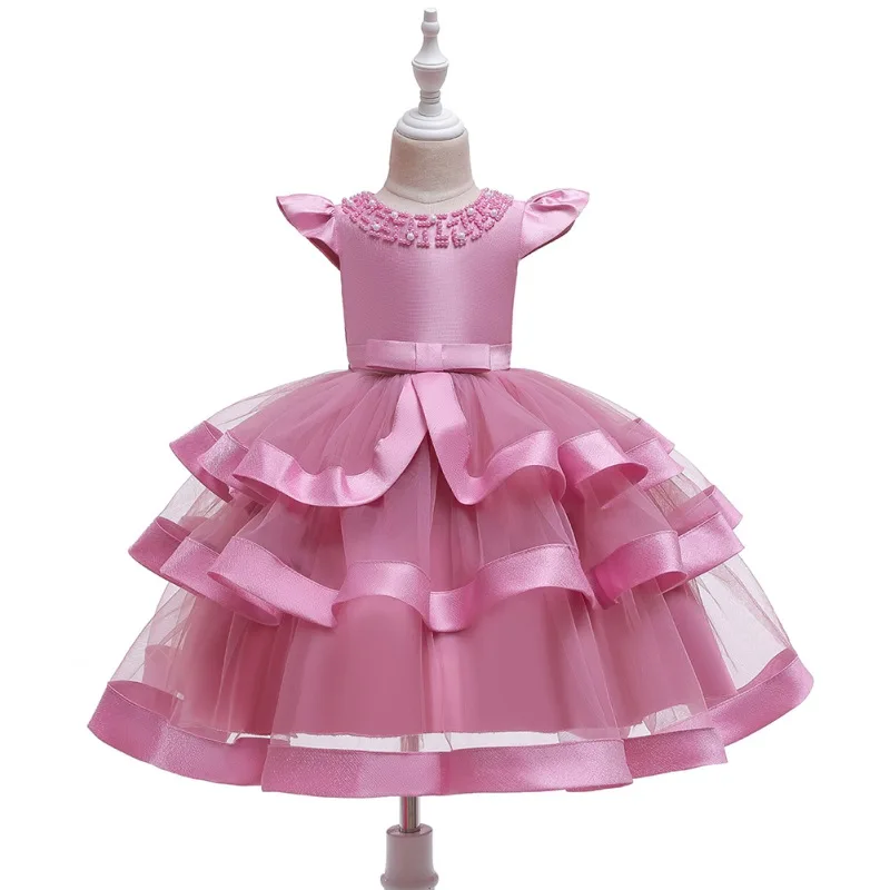 Formal Princess Birthday Party Dresses Children Pageant Robes Kids Flower Design Sleeveless Dress
Formal Princess Birthday Party Dresses Children Pageant Robes Kids Flower Design Sleeveless Dress