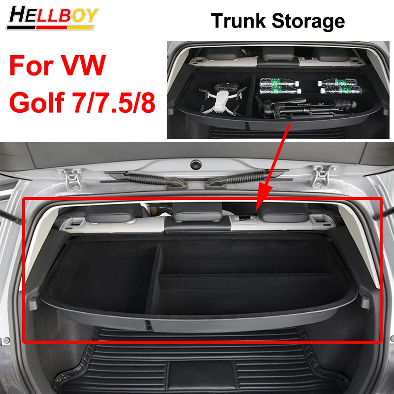 Автомобильный багажник коробка-органайзер для VW Golf 7 MK7 8 MK8 MK7.5 2013-2021 Volkswagen R Gti
