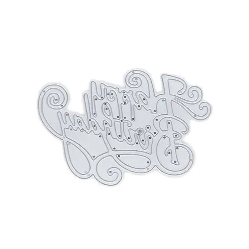 Happy Birthday Metal Cutting Dies Stencil DIY Scrapbooking Album Stamp Paper Card Embossing Crafts Decoration
Happy Birthday Metal Cutting Dies Stencil DIY Scrapbooking Album Stamp Paper Card Embossing Crafts Decoration