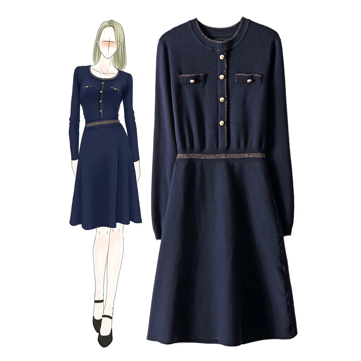 2019 New Arrival High Quality Brand Solid Knitted Dress Women A-Line Corset Casual Wrap Dress Women Autumn Winter Office Dresses
2019 New Arrival High Quality Brand Solid Knitted Dress Women A-Line Corset Casual Wrap Dress Women Autumn Winter Office Dresses