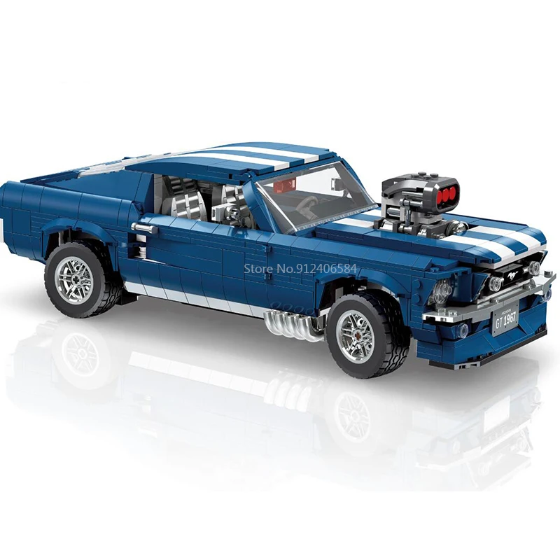 1680 шт./комплект, Детский обучающий автомобиль Ford Mustang 
1680 шт./комплект, Детский обучающий автомобиль Ford Mustang