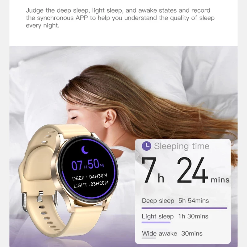 Смарт-часы женские с сенсорным экраном пульсометром и тонометром | Электроника