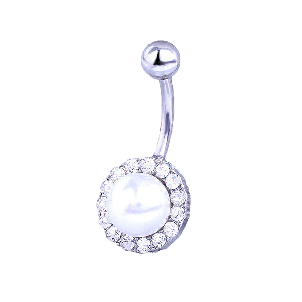 Navel Bell Button Rings Crystal Pearl Body Jewelry Rhinestone Navel Rings Belly Button Bar Ring Punk Cool Body Piercing Jewelry
Navel Bell Button Rings Crystal Pearl Body Jewelry Rhinestone Navel Rings Belly Button Bar Ring Punk Cool Body Piercing Jewelry