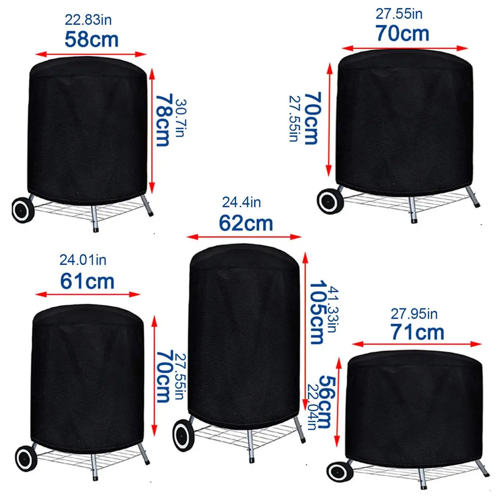 Round Bbq Cover Outdoor Fire Pit Cover Waterproof Cover Oven Hood Circular Oven Hood For Charcoal Baking
Round Bbq Cover Outdoor Fire Pit Cover Waterproof Cover Oven Hood Circular Oven Hood For Charcoal Baking