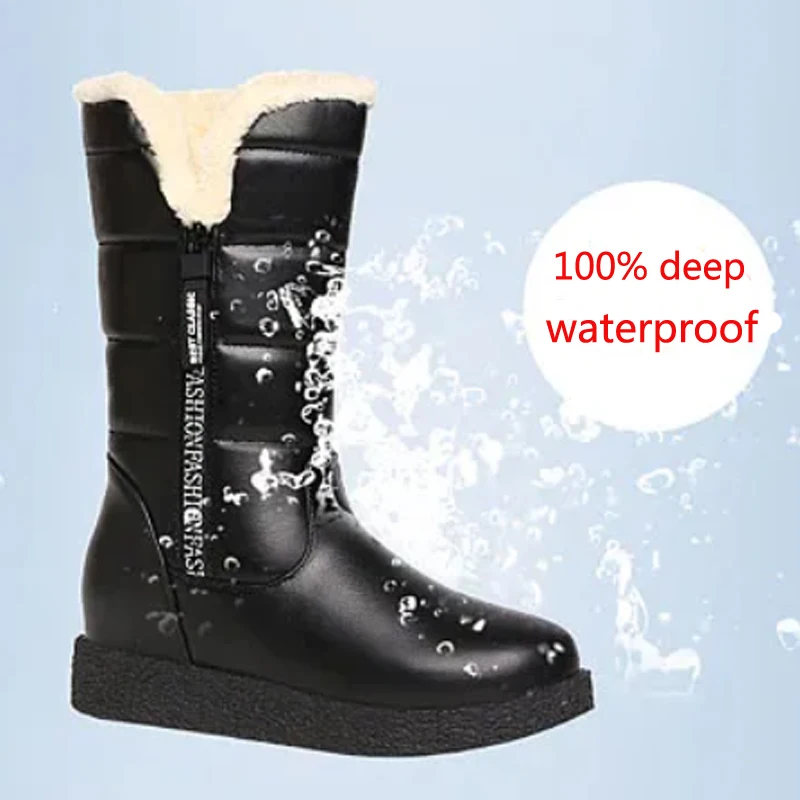 Snow Boots Women's Mid Warm Shoes 2022 New Winter Thick Bottom Plus Velvet Women Boots Waterproof Non-slip Cotton Shoes Tide
Snow Boots Women's Mid Warm Shoes 2022 New Winter Thick Bottom Plus Velvet Women Boots Waterproof Non-slip Cotton Shoes Tide