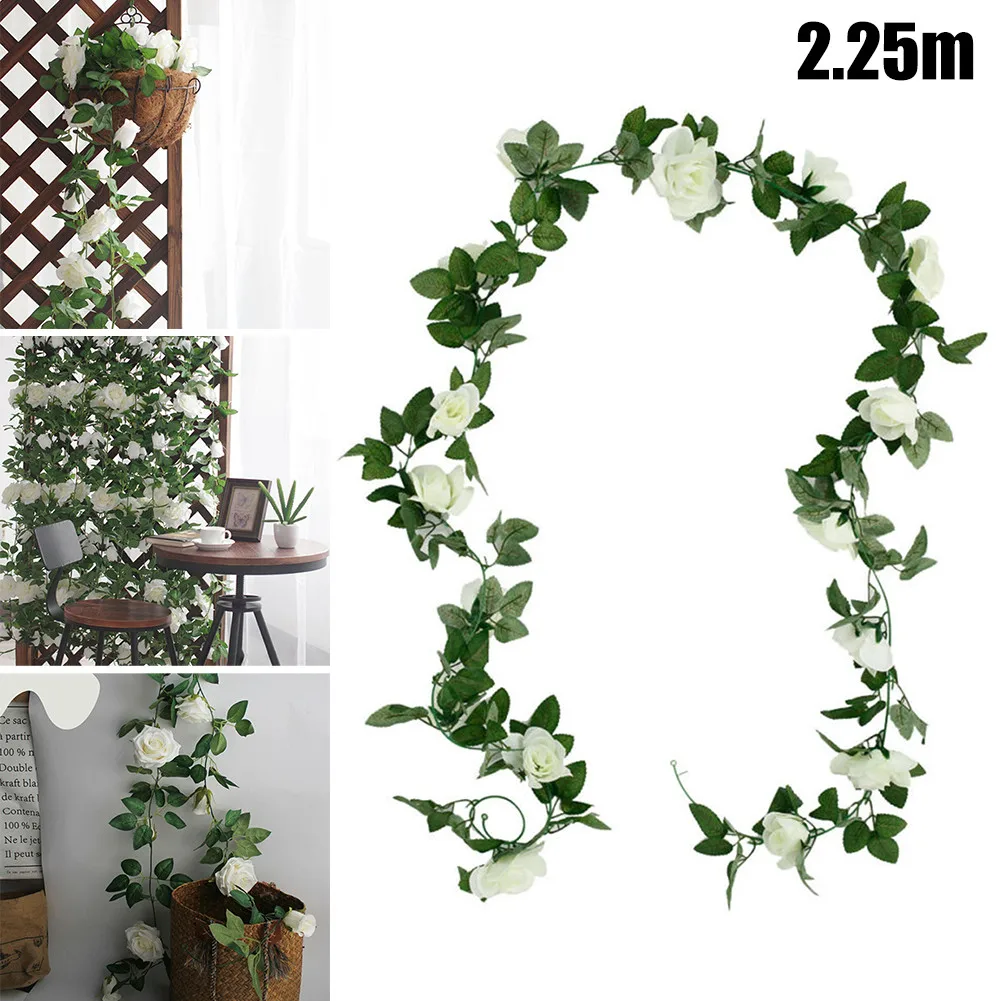 1Pc 225cm Artificial 16 Heads Flower Rose Vine Faux Silk Flower Rose Leaf Garland Vine Home Wedding Decoration
1Pc 225cm Artificial 16 Heads Flower Rose Vine Faux Silk Flower Rose Leaf Garland Vine Home Wedding Decoration