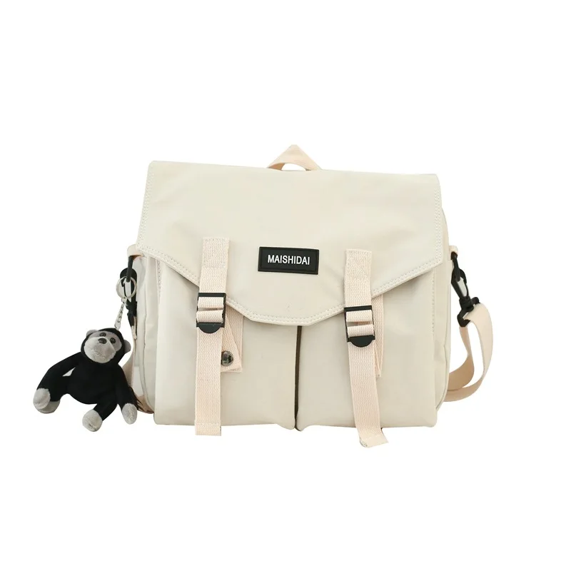 Solid Color Harajuku Messenger Bag Large Capacity Canvas Women's Shoulder Bag Letter Patchwork Casual Crossbody Bag For Men 2021
Solid Color Harajuku Messenger Bag Large Capacity Canvas Women's Shoulder Bag Letter Patchwork Casual Crossbody Bag For Men 2021
