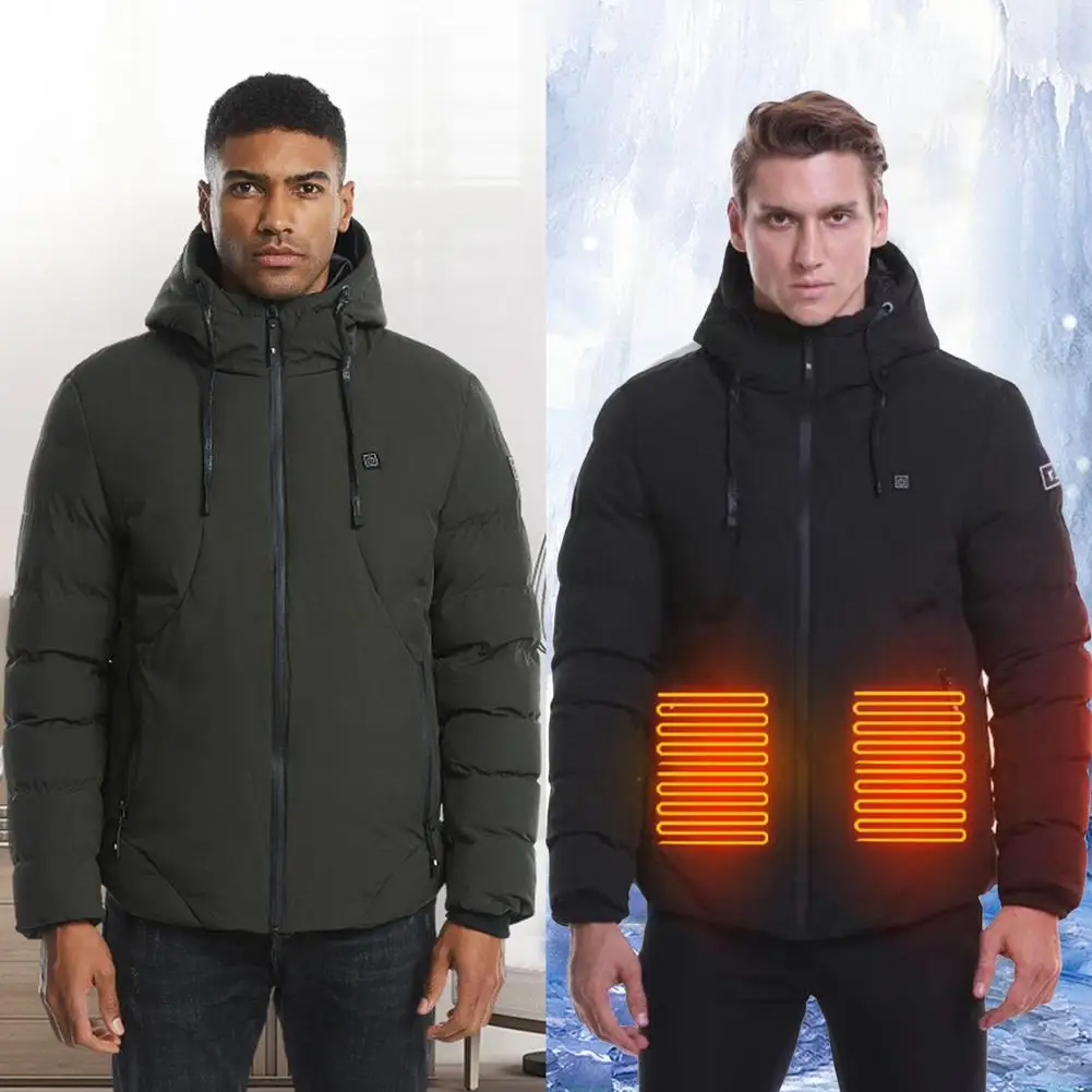 Men USB Heated Jacket 4 Zones Winter Warm Heating Coat Thermostat Clothing Hunting Electric Jackets Waterproof Outdoor Camping H
Men USB Heated Jacket 4 Zones Winter Warm Heating Coat Thermostat Clothing Hunting Electric Jackets Waterproof Outdoor Camping H