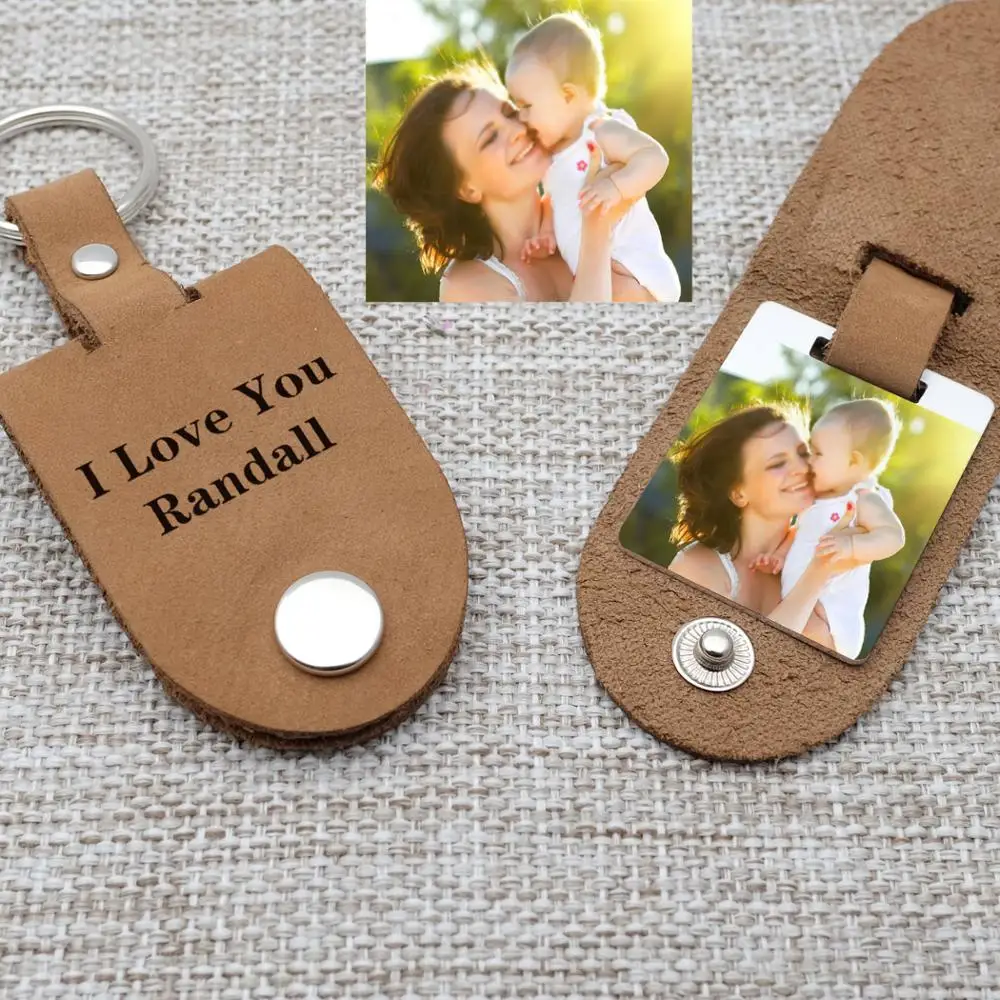 Personalized Photo Keychain Customize Photo Keyring with Leather Case Leather Picture Key Chain Gift for Mom Dad
Personalized Photo Keychain Customize Photo Keyring with Leather Case Leather Picture Key Chain Gift for Mom Dad