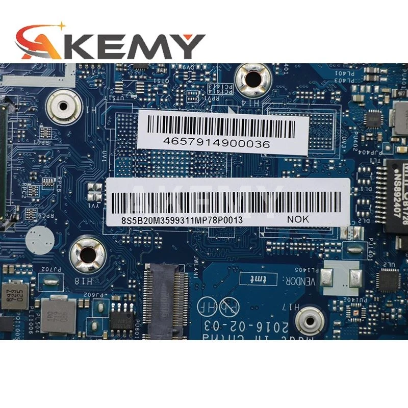 New FOR Lenovo 510S-13IKB motherboard 510S-13ISK motherboard LA-D441P integrated SR2EX 4405U CPU 100% perfect work
New FOR Lenovo 510S-13IKB motherboard 510S-13ISK motherboard LA-D441P integrated SR2EX 4405U CPU 100% perfect work