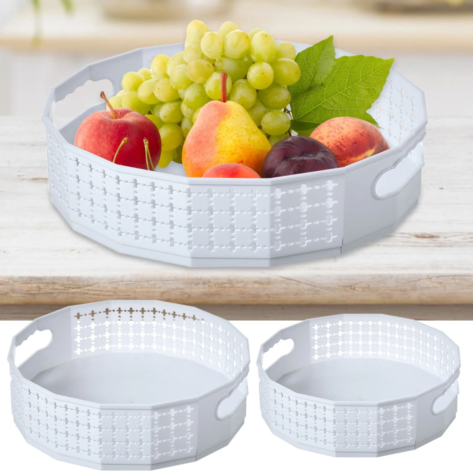 Cabinet Turntable Spice Organizer Rack Tray Holder with Handle Storage Holders and Racks Eco-Friendly Plastic Wall Mounted Type 
Cabinet Turntable Spice Organizer Rack Tray Holder with Handle Storage Holders and Racks Eco-Friendly Plastic Wall Mounted Type