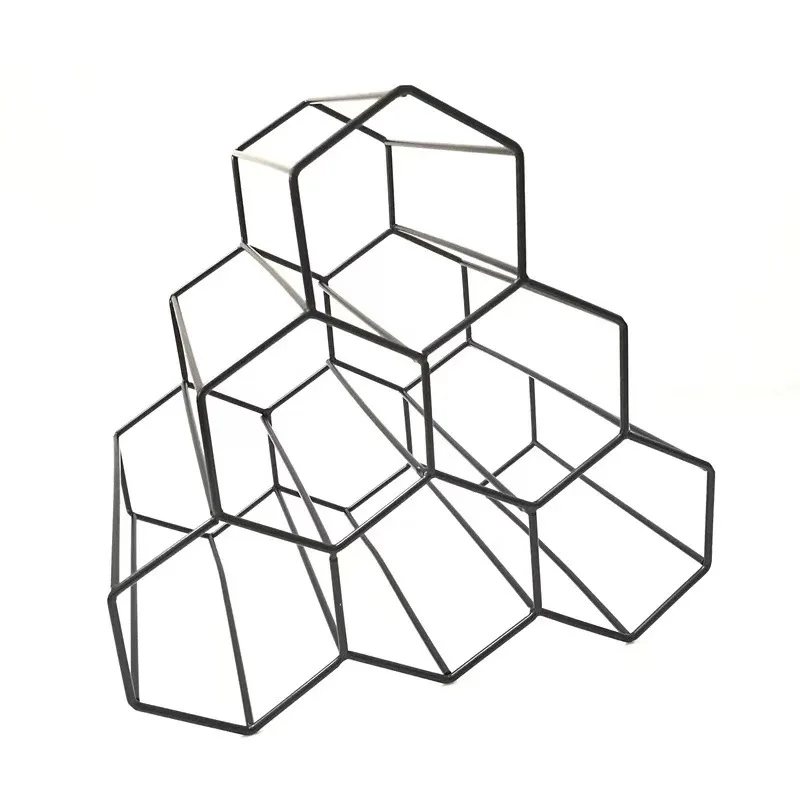 Modern Metal Honeycomb Wine Rack Wine Bottle Storage Beehive Tabletop Wine Rack Hexagon 6 Bottle Wine Holder Display
Modern Metal Honeycomb Wine Rack Wine Bottle Storage Beehive Tabletop Wine Rack Hexagon 6 Bottle Wine Holder Display