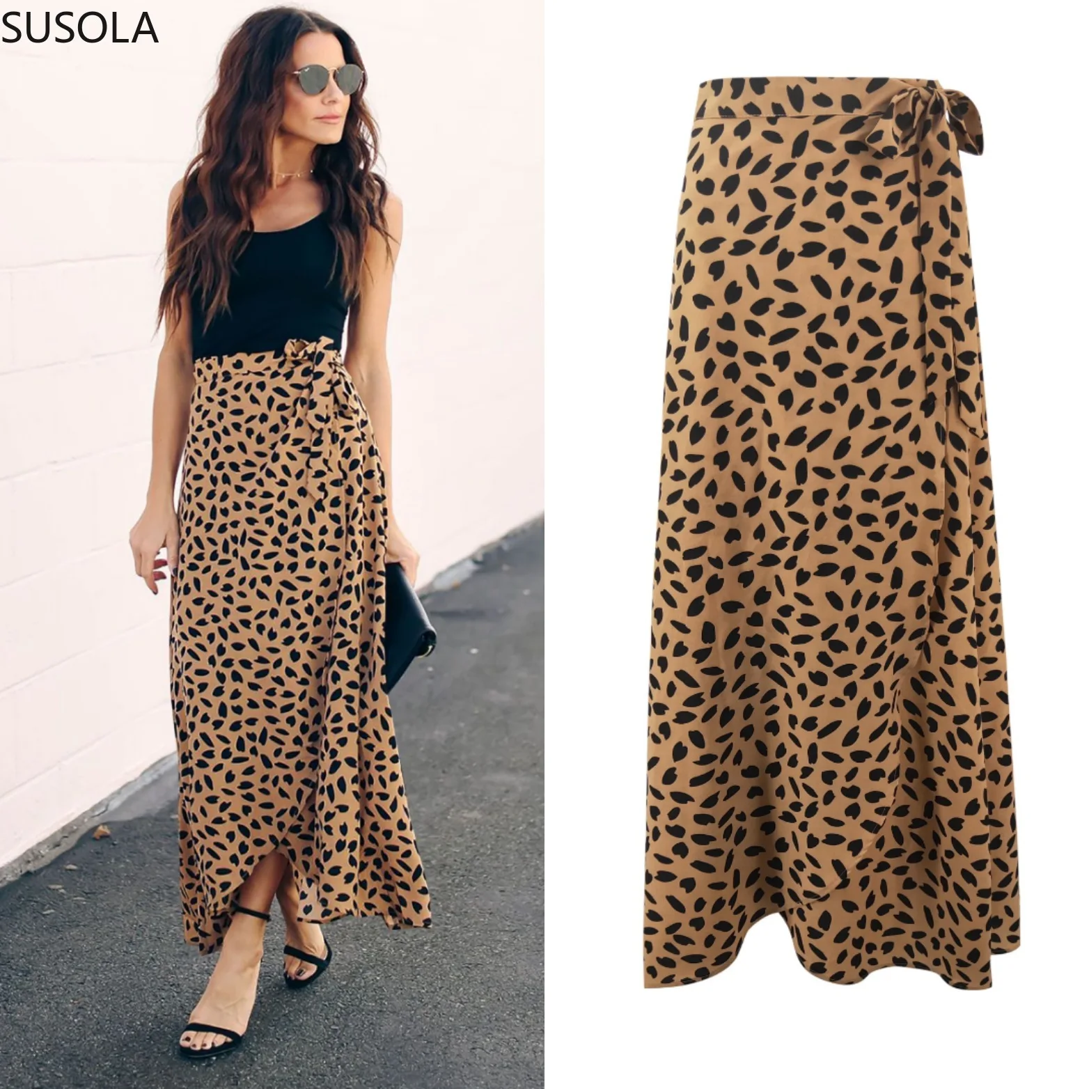 Polka Dot Print Long Maxi Summer Skirt Women Fashion 2020 Ladies White Black Split High Waist A-line Sun Skirt Female
Polka Dot Print Long Maxi Summer Skirt Women Fashion 2020 Ladies White Black Split High Waist A-line Sun Skirt Female