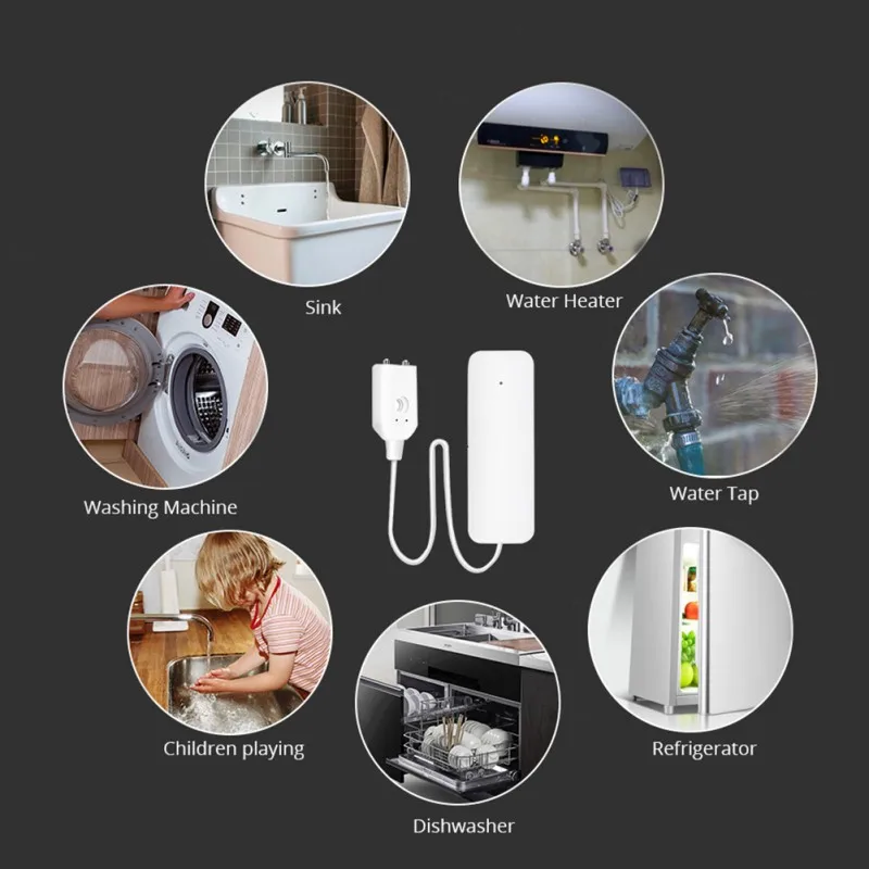 Household Alarm Water Leakage Alarm Independent WIFI Water Leakage Sensor Detector Flood Overflow Alarm Security Alarm System
Household Alarm Water Leakage Alarm Independent WIFI Water Leakage Sensor Detector Flood Overflow Alarm Security Alarm System