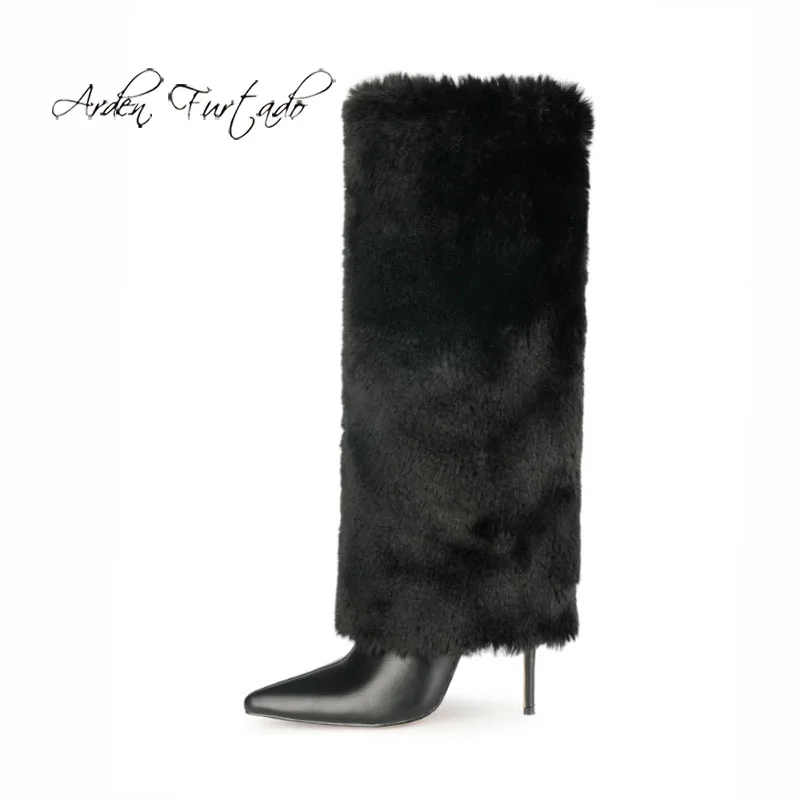 Модные женские зимние сапоги на шпильках с острым носком, 2021
Модные женские зимние сапоги на шпильках с острым носком, 2021