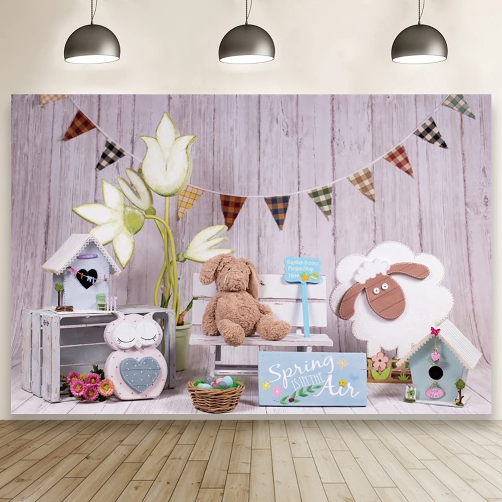 Happy Easter Backdrops For Photography Spring Flowers Gray Wood Floor Baby Family Party Photo Background Banner Photocall Studio
Happy Easter Backdrops For Photography Spring Flowers Gray Wood Floor Baby Family Party Photo Background Banner Photocall Studio