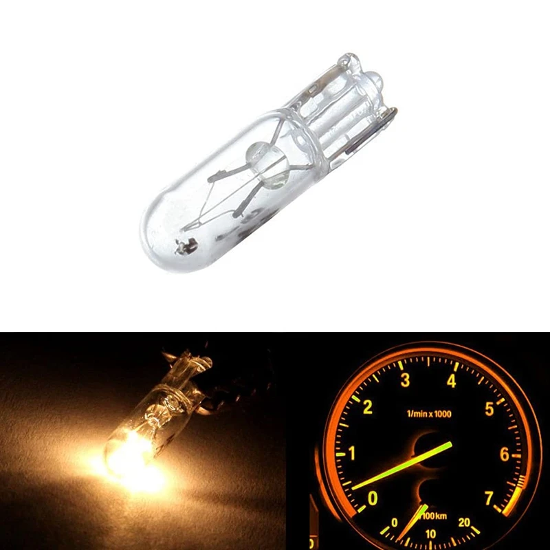 100PCS T5 286 Bulb Basic Miniature Bulb for License Plate Light Side Marker Automotive Interior Dashboard Dome Light
100PCS T5 286 Bulb Basic Miniature Bulb for License Plate Light Side Marker Automotive Interior Dashboard Dome Light