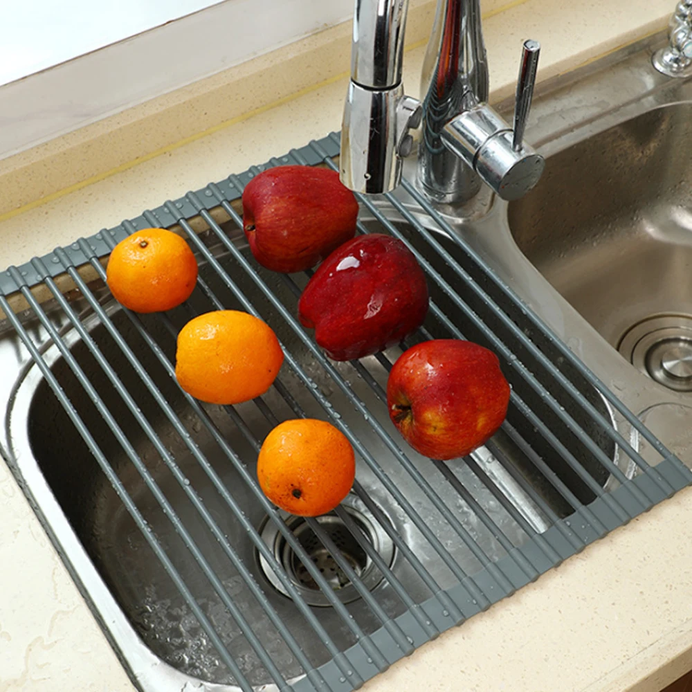 Silicone Round Tube Faucet Holder Rectangle Drain Rack Storage Rack Multifunctional Faucets Holder Faucet Shelf Galvanized Iron
Silicone Round Tube Faucet Holder Rectangle Drain Rack Storage Rack Multifunctional Faucets Holder Faucet Shelf Galvanized Iron