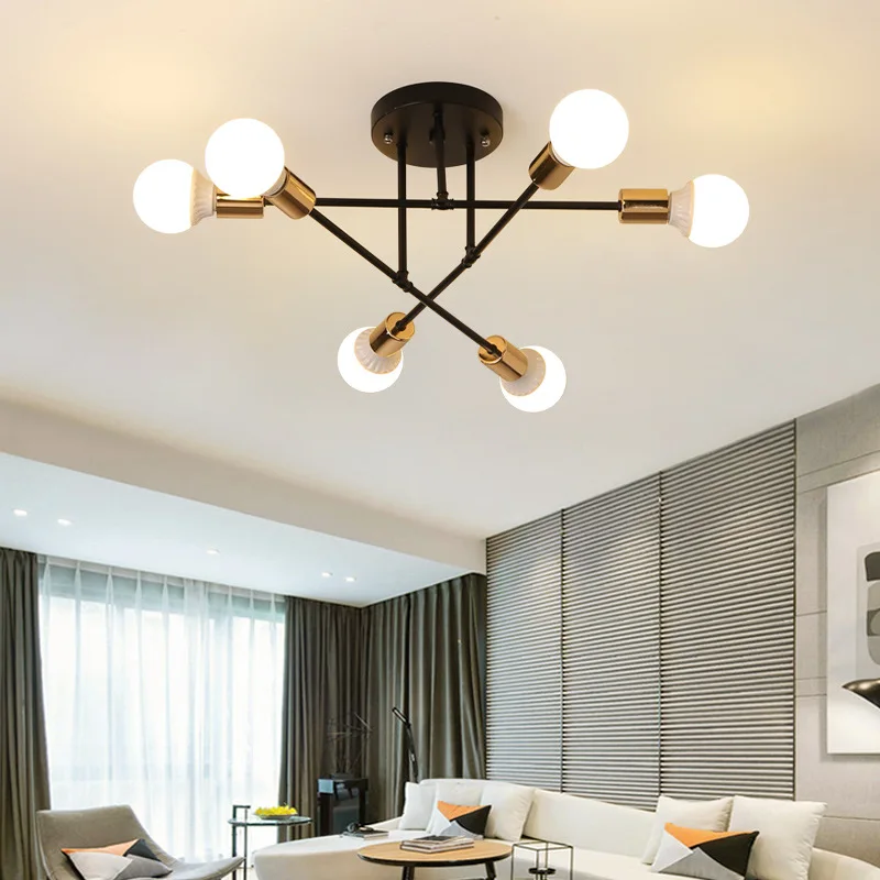 Modern Loft Interior Lamp Nordic Bedroom Kitchen Balcony Living Room Decoration Light Fixtures for Led Celling Chandelier 
Modern Loft Interior Lamp Nordic Bedroom Kitchen Balcony Living Room Decoration Light Fixtures for Led Celling Chandelier