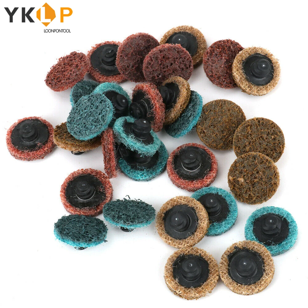 Roloc Sanding Discs 1" Roloc Type R Surface Polishing Conditioning Disc Threaded Twist Lock Quick Change Disc 50Pcs/Set 
Roloc Sanding Discs 1" Roloc Type R Surface Polishing Conditioning Disc Threaded Twist Lock Quick Change Disc 50Pcs/Set