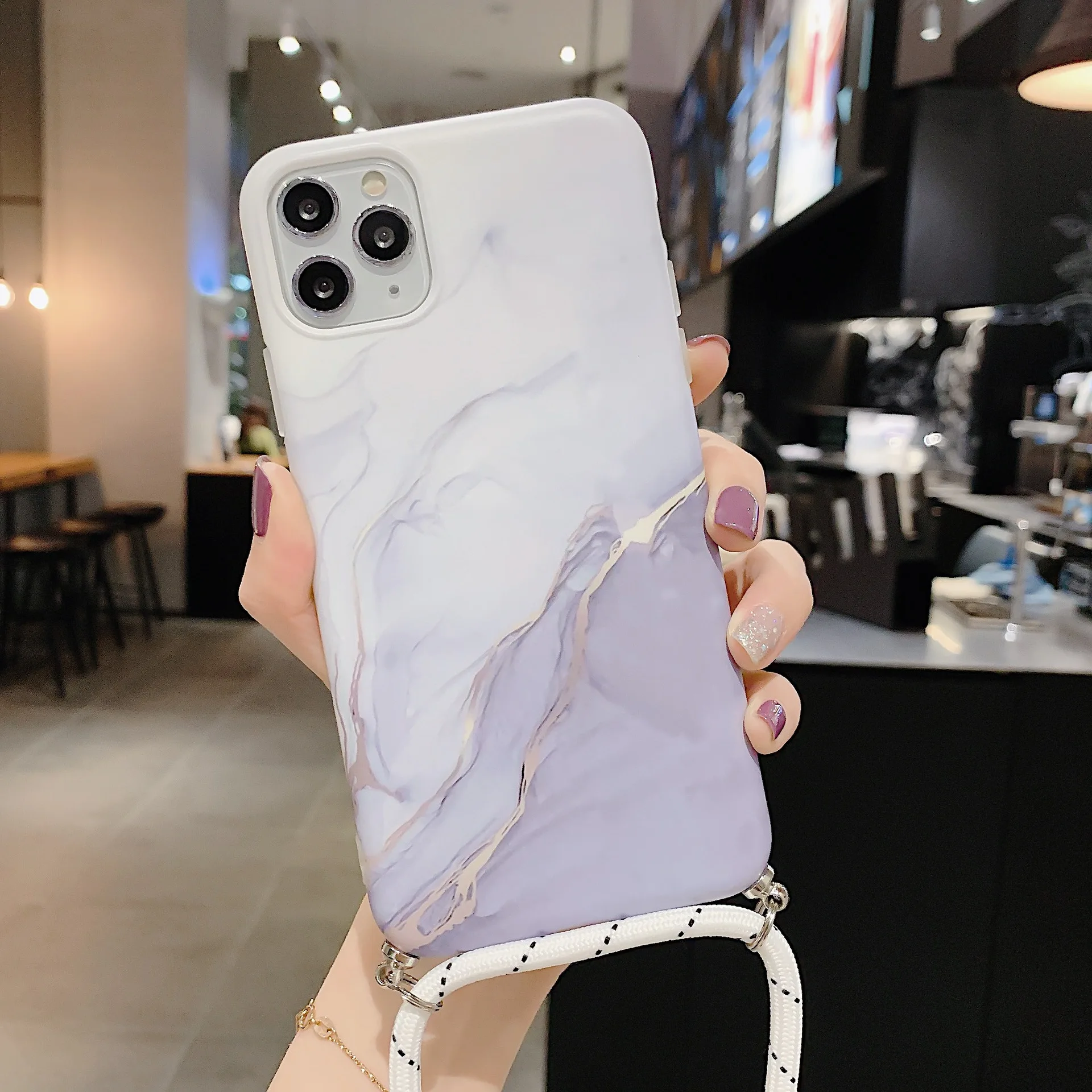 Marble Chain Necklace Case For iPhone 11 Pro Max XS MAX XR X 7 8 Plus SE 2020 Classical Cover With Lanyard Neck Strap 
Marble Chain Necklace Case For iPhone 11 Pro Max XS MAX XR X 7 8 Plus SE 2020 Classical Cover With Lanyard Neck Strap