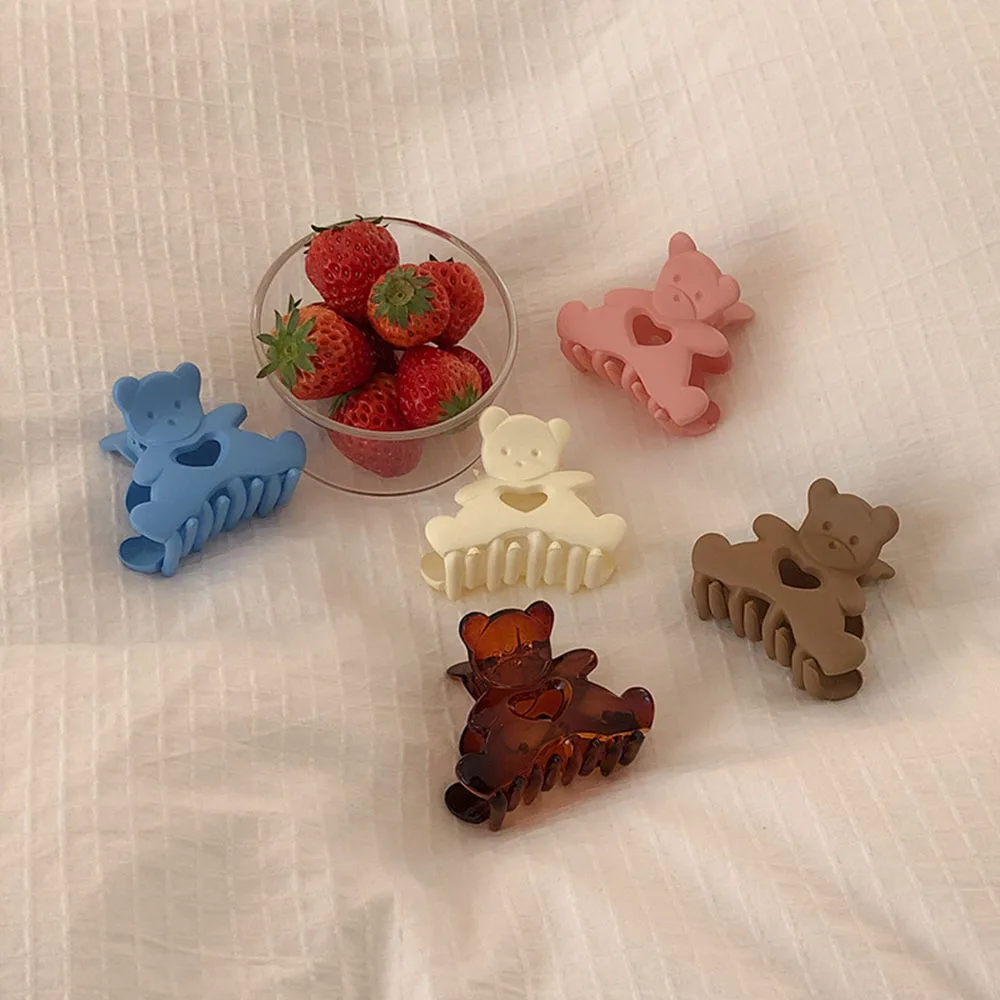 1PC HOT Korean Cute Bear Hair Clip Claw Clamp for Women Girls Kids Hairpin Crab Headband Hair Washface Accessories Headwear
1PC HOT Korean Cute Bear Hair Clip Claw Clamp for Women Girls Kids Hairpin Crab Headband Hair Washface Accessories Headwear