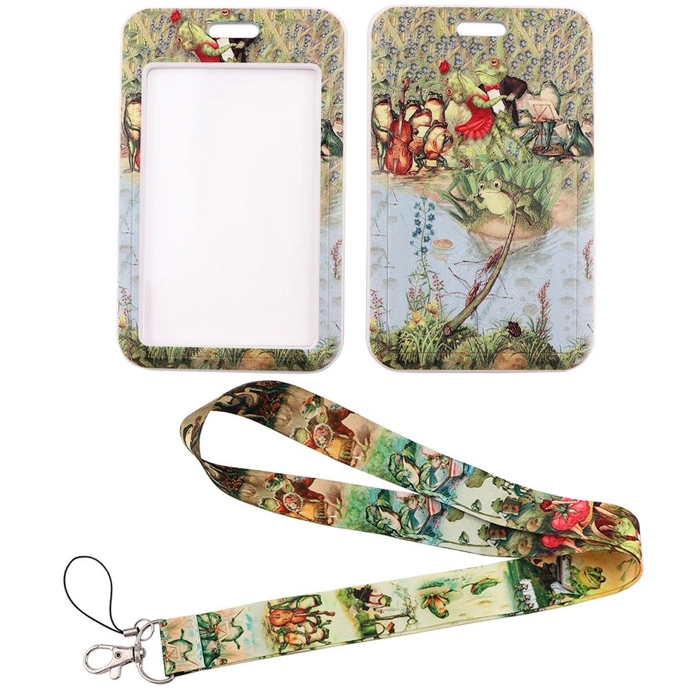LX868 Creative Frog Key Lanyard Office ID Card Badge Holder Phone Strap for Pendant USB Neck Keychain Cord Lariat Women Men Gift
LX868 Creative Frog Key Lanyard Office ID Card Badge Holder Phone Strap for Pendant USB Neck Keychain Cord Lariat Women Men Gift