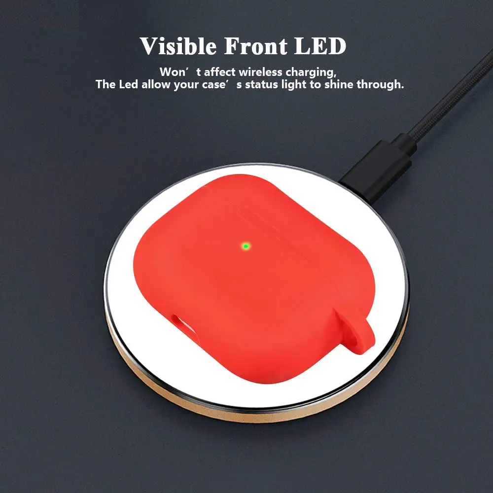 Silicone Case For Airpods Pro Case Wireless Bluetooth for apple airpods pro Case Cover Earphone Case For Air Pods pro 3 Fundas 
Silicone Case For Airpods Pro Case Wireless Bluetooth for apple airpods pro Case Cover Earphone Case For Air Pods pro 3 Fundas