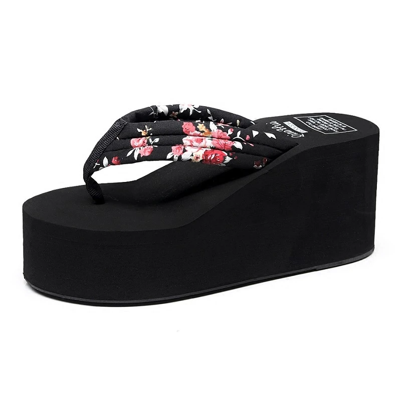 Women Flip Flop Heel 9CM Ladies Wedge Slippers Women Shoes Summer Flip Flop Women Slippers Platform Fashion Sandale Plate Femme 
Women Flip Flop Heel 9CM Ladies Wedge Slippers Women Shoes Summer Flip Flop Women Slippers Platform Fashion Sandale Plate Femme