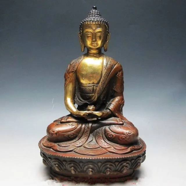 crafts decoration Old BRASS 21 cm Old Tibetan Brass Buddhism Bodhisattva Sakyamuni Buddha Statue brass Copper Brass Protect
crafts decoration Old BRASS 21 cm Old Tibetan Brass Buddhism Bodhisattva Sakyamuni Buddha Statue brass Copper Brass Protect
