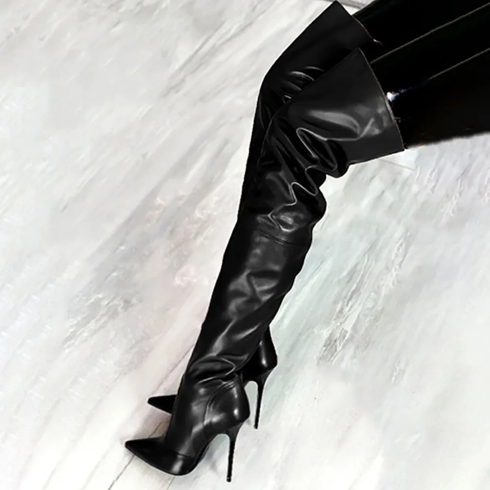 2021 Plus Size 47 Customize Colors Top Quality Sexy Fetish High Heels Stiletto Party Over The Knee Boots Woman Shoes
2021 Plus Size 47 Customize Colors Top Quality Sexy Fetish High Heels Stiletto Party Over The Knee Boots Woman Shoes